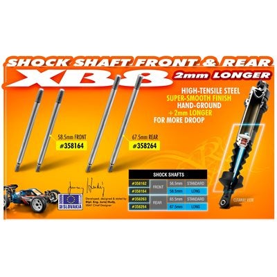 XRAY Rear Hardened Shock Shaft (2) [XRA368260] - HobbyTown
